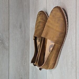 Sorel Women Ella Leather Loafer Slip on shoes sz 9